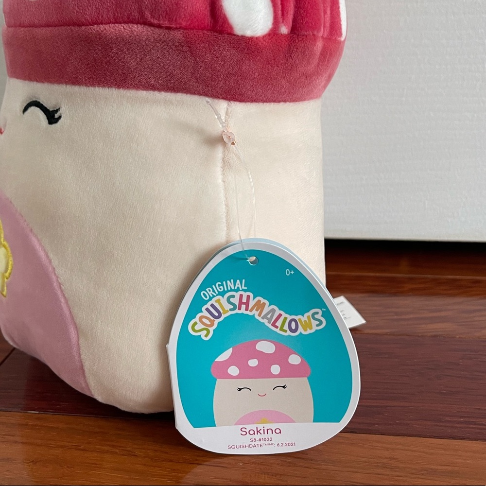 Sakina the Mushroom 8” Squishmallow - Picture 2 of 3